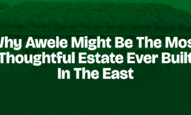 WHY AWELE MIGHT BE THE MOST THOUGHTFUL ESTATE EVER BUILT IN THE EAST
