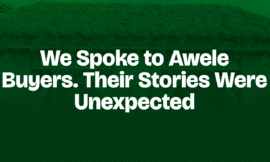 We Spoke to Awele Buyers. Their Stories Were Unexpected