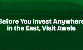 Before You Invest Anywhere in the East, Visit Awele