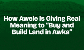 How Awele Is Giving Real Meaning to “Buy and Build Land in Awka”